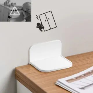 家具連接固定器(防倒神器免打孔兒童安全鎖櫃子防傾倒鞋櫃衣櫃書架 黏貼掛鉤品)