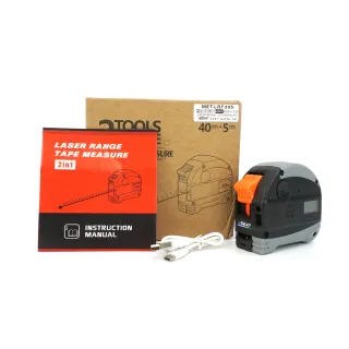 二合一雷射測距儀+捲尺 捲尺5m 測距儀30m 室內設計丈量專用 B-LRF305(雷射尺 測距捲尺 測量儀器)