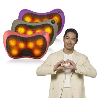 【Concern 康生】4D摩力紓壓揉捏溫熱按摩枕/肩頸按摩器(CON-1366【聖誕交換禮物】)