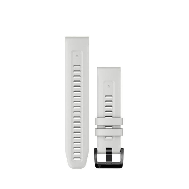 【GARMIN】QuickFit 22mm 大理石白矽膠錶帶