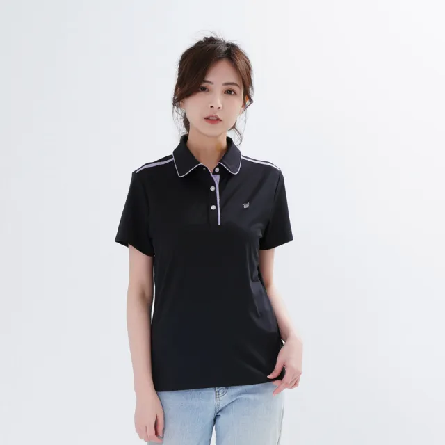 【遊遍天下】女款格紋抗UV防曬涼感吸濕排汗機能POLO衫GS1014(M-5L 大尺碼)