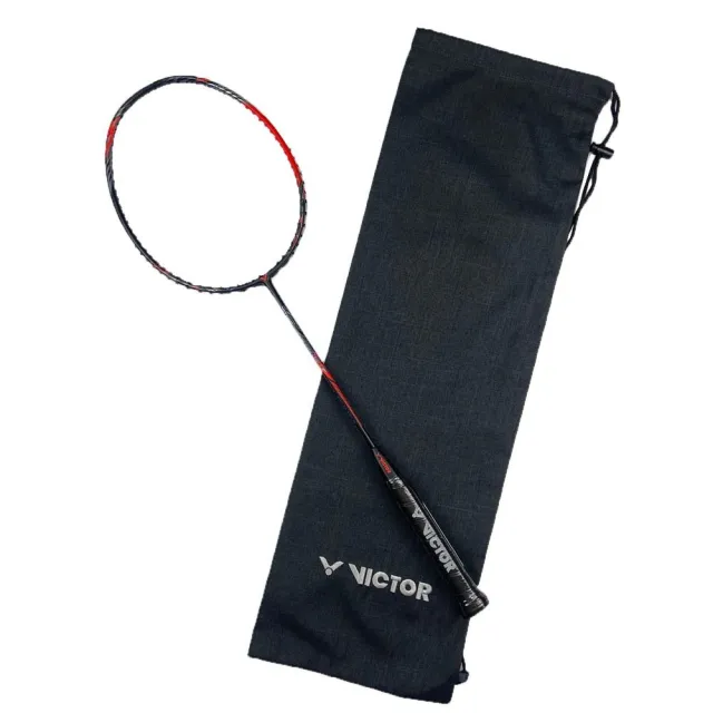 【VICTOR 勝利體育】黑龍牙TK-RYUGA METALLIC4U羽球拍黑X紅色(A1TKRYUGAM)