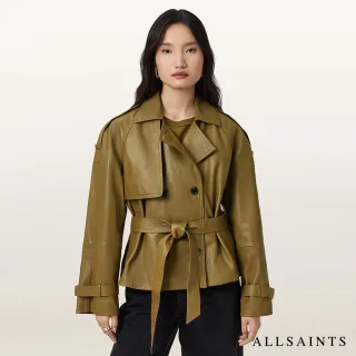 【ALLSAINTS】REED 寬鬆羊皮風衣皮衣 W035LD(舒適版型)