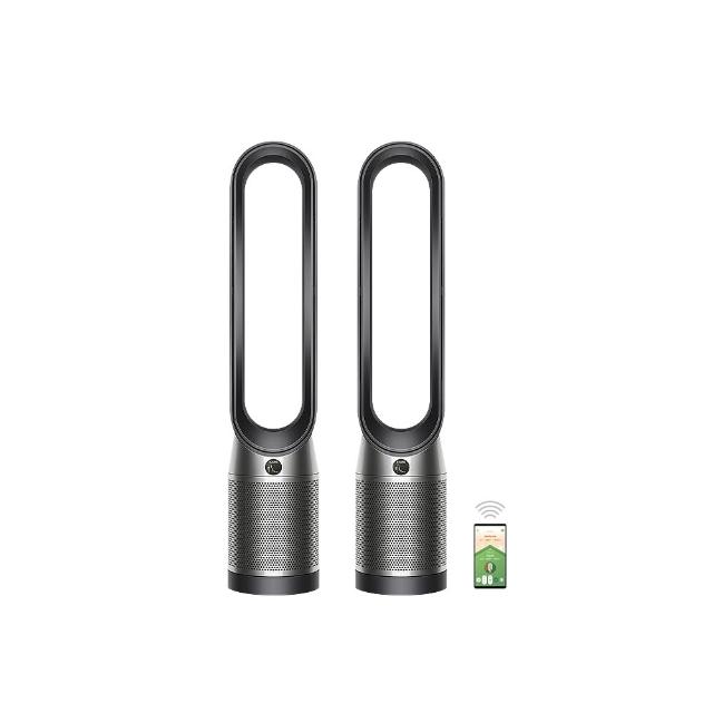 【dyson 戴森】TP07 Purifier Cool 二合一空氣清淨機(黑鋼色-雙入組)超值組