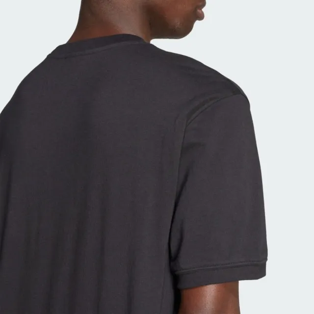 【adidas 愛迪達】Oversize Tee 男 T恤 運動上衣 休閒短袖 黑 亞版(JW5913)