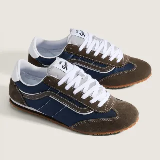 【VANS】官方旗艦 Super Lowpro 棕色/海軍藍滑板鞋