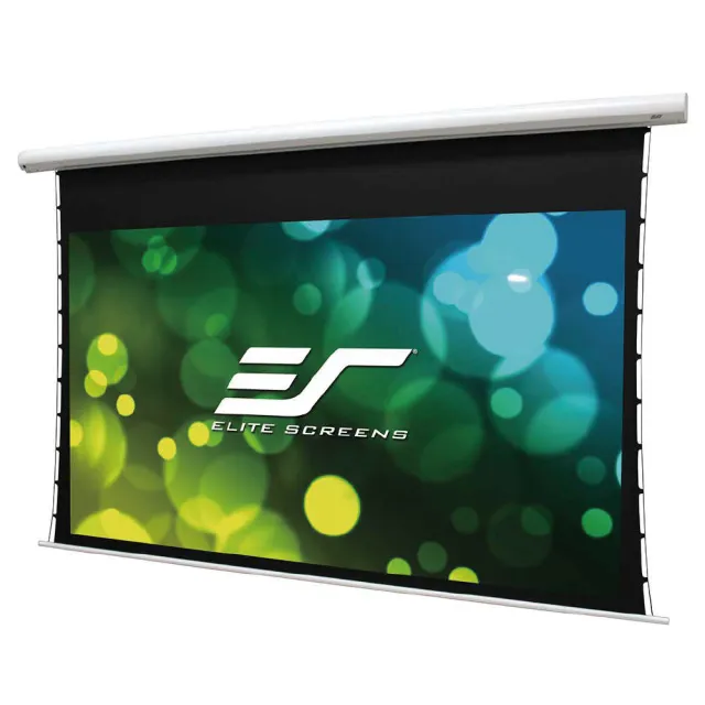 【Elite Screens】億立銀幕 135吋 16:9 頂級5D電動張力幕-isf高增益抗光灰幕- SKT135XHD5-E10