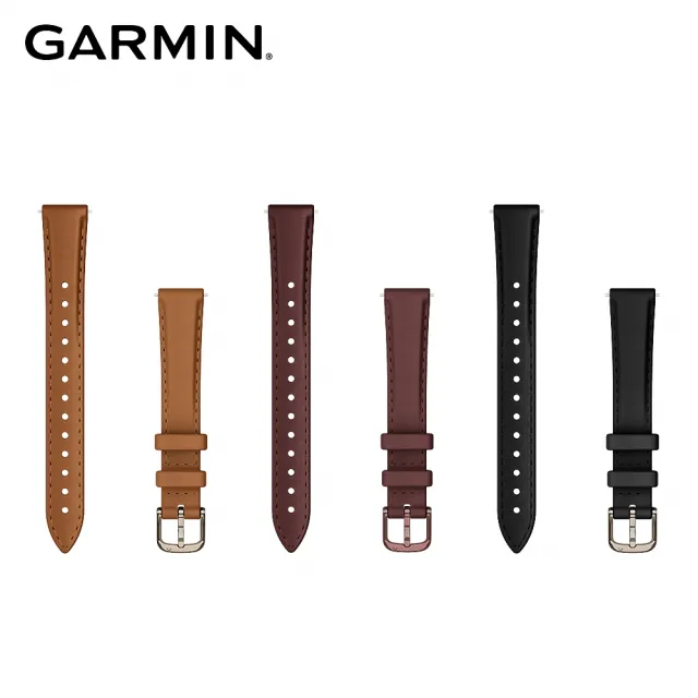 【GARMIN】Quick Release Lily 2 皮革錶帶