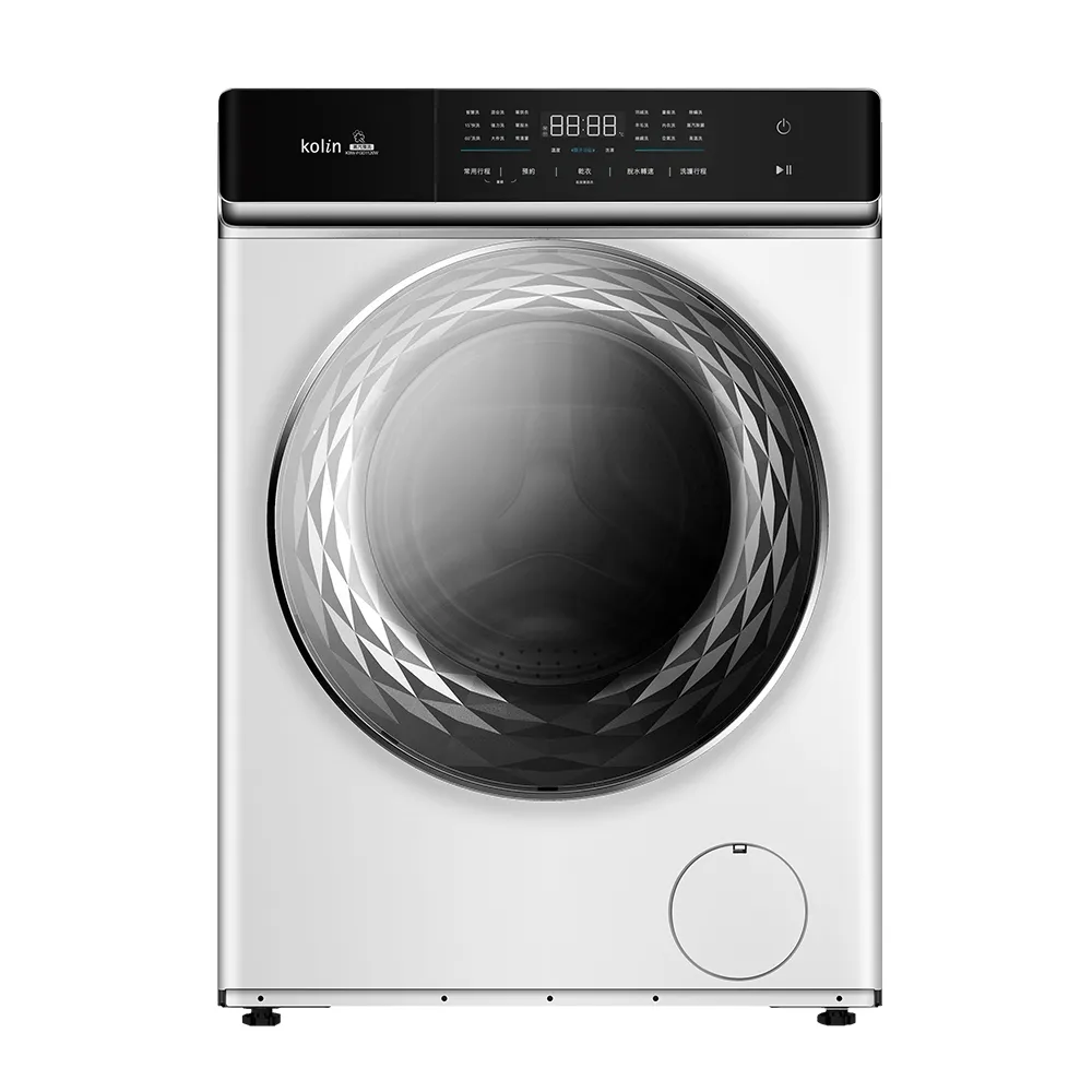 【Kolin 歌林】家電快配momo獨家★12KG 蒸洗脫烘變頻滾筒洗衣機(KBW-FGD1120W)