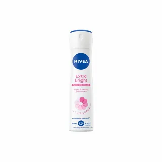 【NIVEA 妮維雅】止汗爽身噴霧 亮白系列150ml(長效止汗)