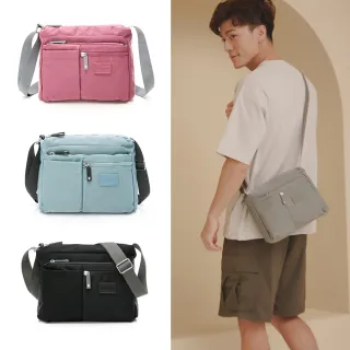 【金安德森】輕甜旅程 多功能隔層斜側包(多款任選)