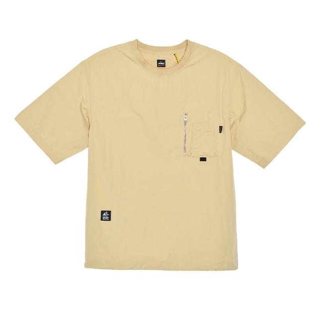 【5th STREET】男裝 短袖 短t 上衣 t恤 TEE 卡其(540138)