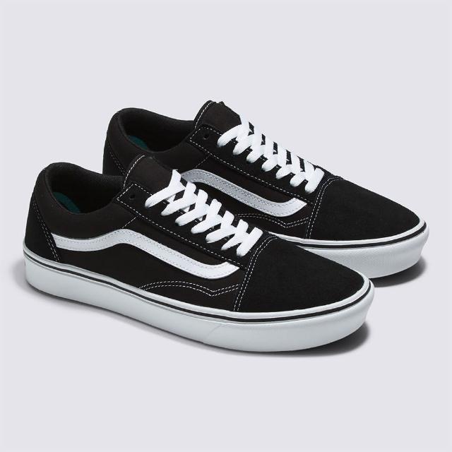 【VANS】官方旗艦 ComfyCush Old Skool 黑色滑板鞋/休閒鞋/帆布