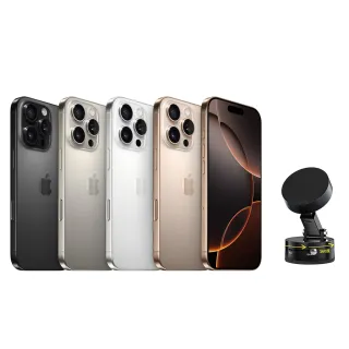 【Apple】S+ 級福利品 iPhone 16 Pro 256G(6.3吋)磁吸手機支架組