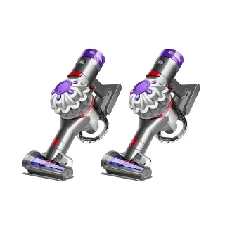 【dyson 戴森】V8 Focus Mattress Origin HH15強勁無線除塵蟎機 手持吸塵器(銀灰色-二入組)超值組