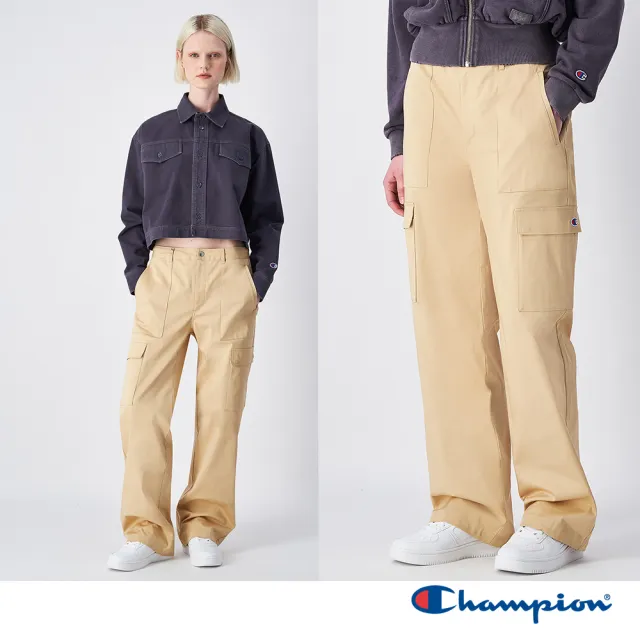 【Champion】官方直營 女款-ROCHESTER 工作長褲-米色(117802-MS091-歐規)