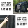 【Camping Ace】野樂黑森戰術泰坦360 PRO+充氣帳ARC-647(充氣帳 帳篷 防雨罩 屋型帳 露營 小屋)