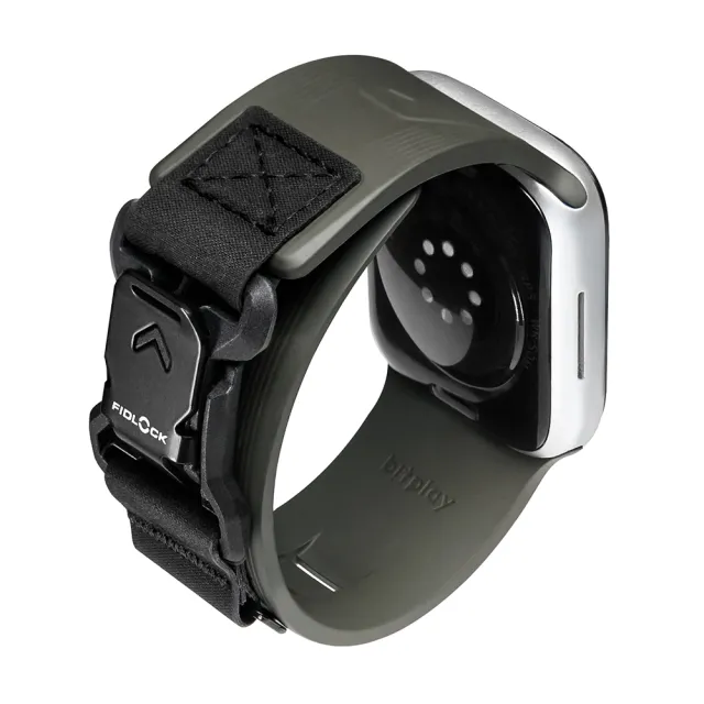 【bitplay】防水FKM氟橡膠Fidlock瞬扣錶帶 for Apple Watch Ultra/46-44 mm (智慧穿戴/運動)