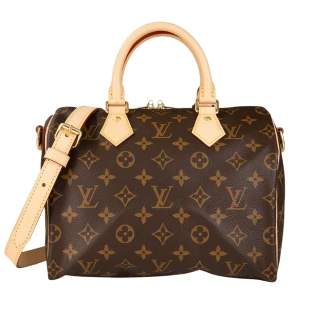 【Louis Vuitton 路易威登】Speedy Bandouliere 25手提斜背包(M46977)