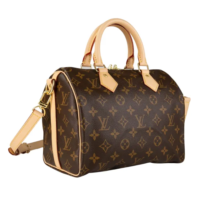 【Louis Vuitton 路易威登】Speedy Bandouliere 25手提斜背包(M46977)