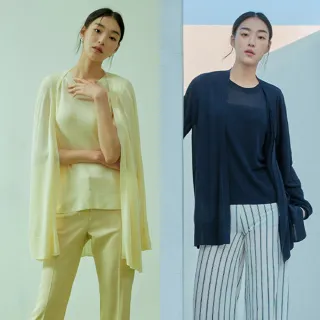 福利品Studio Luxe植蠶細織長罩衫(U)