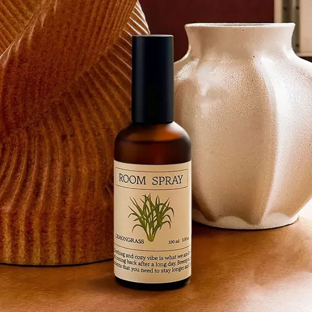 【YMY VOGUE】泰國 Breezy 室內香氛噴霧 100ml(6款任選/檸檬草/菸草橘子/白茶/紅茶/橄欖樹/梨與小蒼蘭)