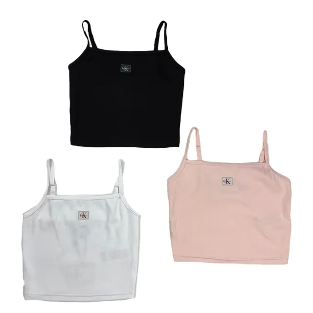 【Calvin Klein】CK 小可愛 細肩帶 女T Calvin Klein 運動穿搭 無袖 夏季穿搭(1352 BU5)