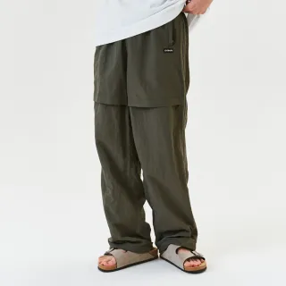 【Mark Gonzales官方旗艦】男女同款 尼龍休閒長褲-卡其色