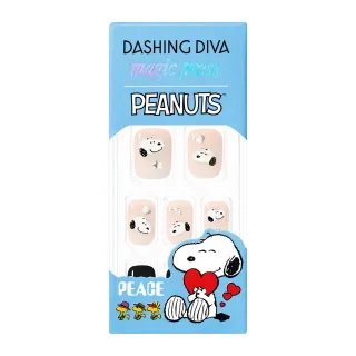 【DASHING DIVA】MAGICPRESS頂級璀燦美甲片_泡泡史努比(snoopy 夏季聯名款)