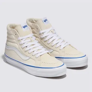 【VANS 官方旗艦】Premium LX Sk8-Hi Reissue 38 米白色滑板鞋