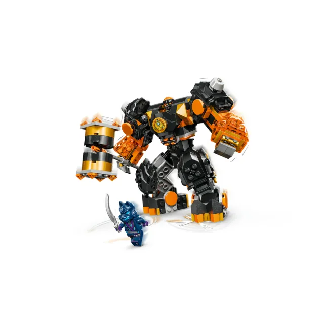 N フィギュア LEGO Ninjago Cole's Element Power Mecha Suit Toy Toy Present