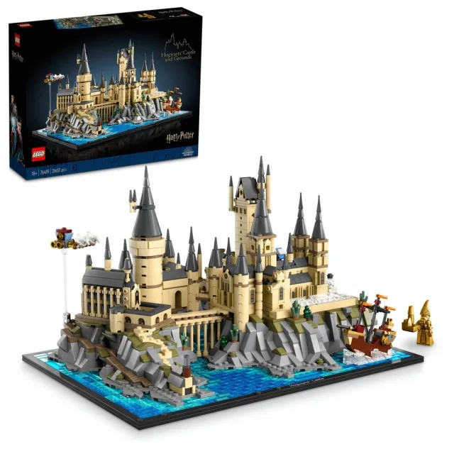 【LEGO 樂高】哈利波特系列 76419 霍格華茲城堡和土地(Hogwarts Castle and Grounds 魔法 積木)