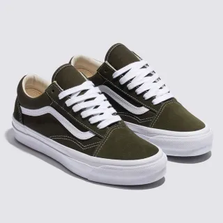 【VANS 官方旗艦】Premium LX Old Skool 墨綠色滑板鞋
