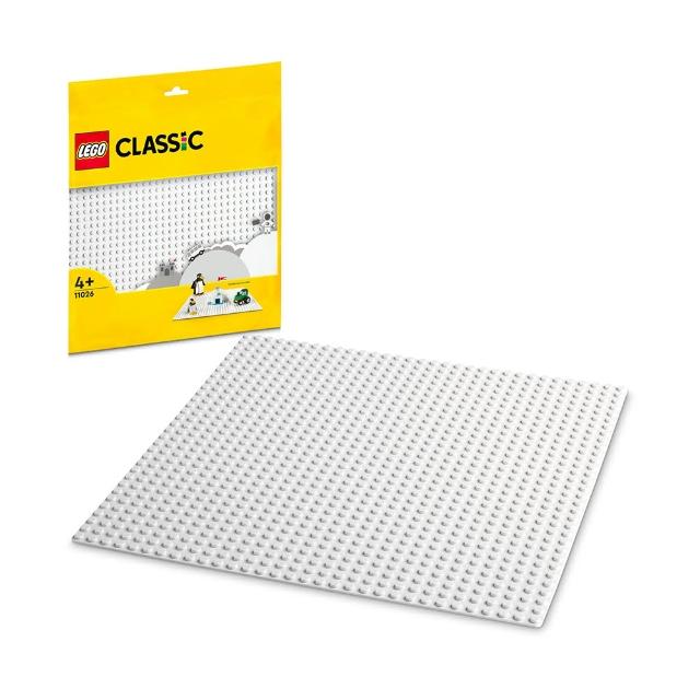 【LEGO 樂高】經典系列 11026 白色底板(底板 底座 不含積木)