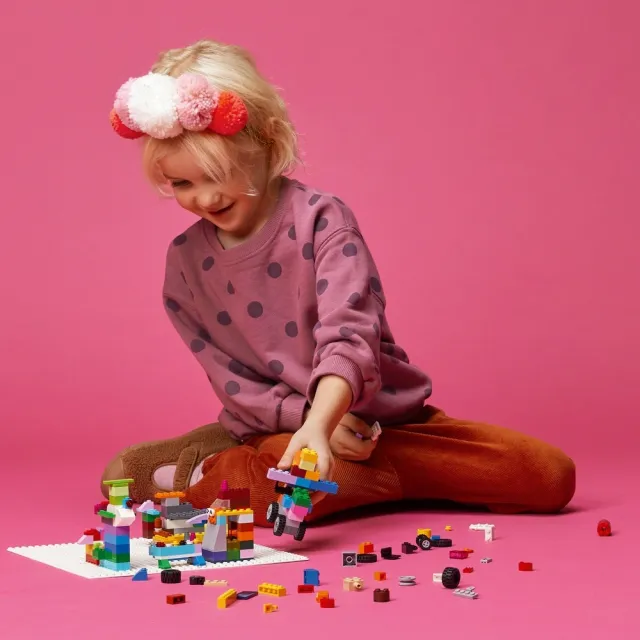 【LEGO 樂高】經典系列 11026 白色底板(底板 底座 不含積木)