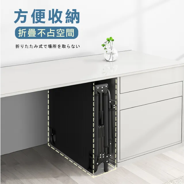 【ONE HOUSE】四段可調_小鋼炮穩固免安裝秒收折疊床_75寬(單人床 行軍床 辦公午休床 露營床)