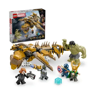【LEGO 樂高】漫威超級英雄系列 76290 復仇者聯盟大戰利維坦(The Avengers vs. The Leviathan 漫威影業)