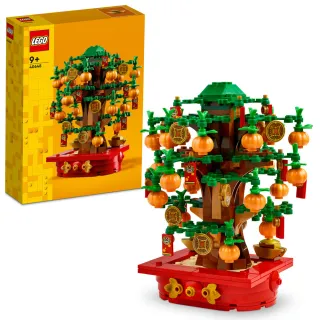 【LEGO 樂高】Iconic 40648 金錢樹(新年賀禮 居家擺設 花藝植栽 禮物)