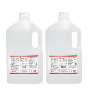 【克司博】75%酒精液 2桶組(4000ml/桶 防疫清潔)