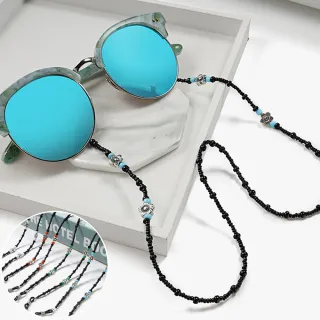 【Seoul Show 首爾秀】串珠小花口罩掛繩鍊眼鏡鍊老花眼鏡防丟鍊(墨鏡平光適用)