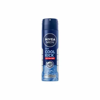 【NIVEA 妮維雅】男士止汗爽身噴霧瞬間酷涼系列-麝香(48H抑味爽身/-10度C順降)