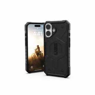 【UAG】iPhone 16 磁吸耐衝擊經典保護殼-黑(支援MagSafe無線充電)