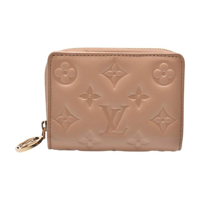 【Louis Vuitton 路易威登】M81673經典Lou系列小羊皮短夾(駝棕色)