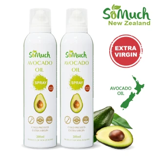 【壽滿趣-Somuch】紐西蘭頂級冷壓初榨酪梨油噴霧/噴油瓶(200mlx2)