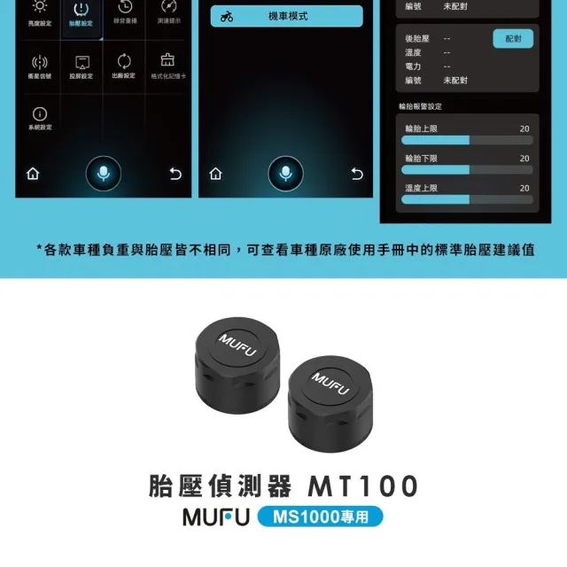 【MUFU】2D機車用配件 MUFU TPMS胎外_MS1000專用(車麗屋)