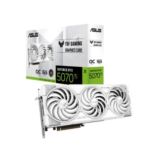 【ASUS 華碩】TUF-RTX5070TI-O16G-WHITE-GAMING 顯示卡(組合包B)