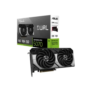 【ASUS 華碩】DUAL-RTX5070-O12G 顯示卡+華碩 PRIME 850W ATX3.0 金牌 電源供應器