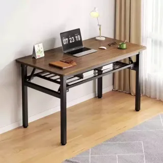【MINE 家居】免安裝萬用摺疊桌 80*50cm(餐桌/客廳桌/書桌/電腦桌)