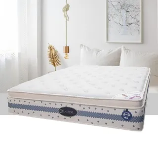 【hoi! 好好生活】美國伊麗絲冰晶紗乳膠獨立筒床墊ES夏娃 Eva5尺 雙人歐規