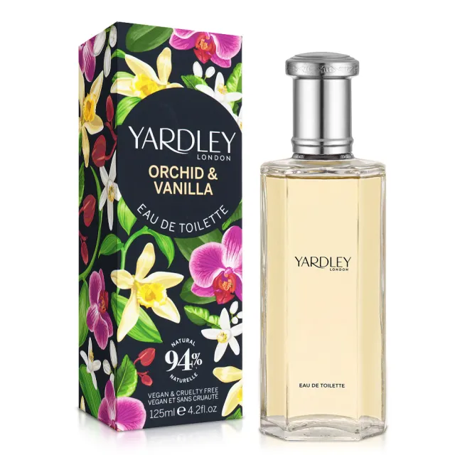 【YARDLEY  雅麗】蘭花&香草淡香水125ml(專櫃公司貨)